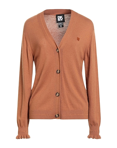 DKNY Cardigan Camel 50% Nylon, 40% Rayon, 5% Wool, 5% Cashmere