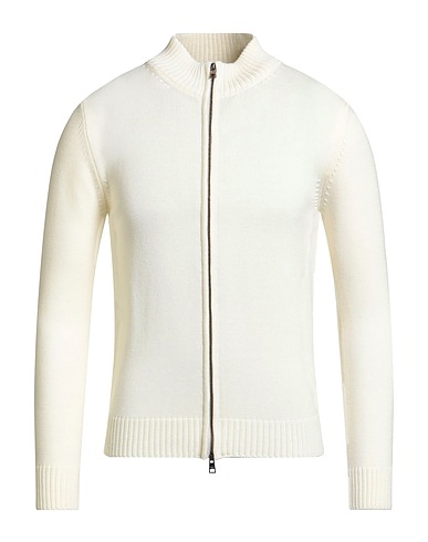 LUIGI BORRELLI NAPOLI Cardigan Cream 100% Wool
