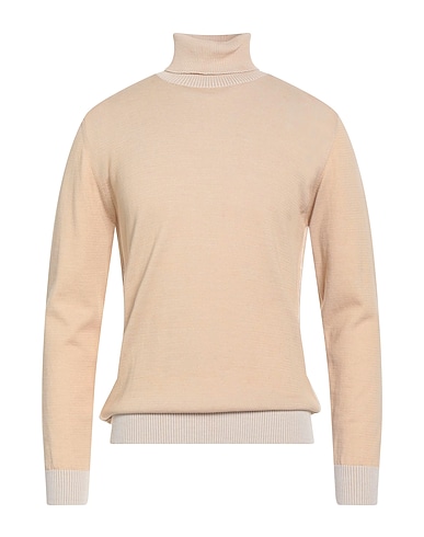 BOB Polo neck Beige 50% Cotton, 25% Wool, 25% Acrylic