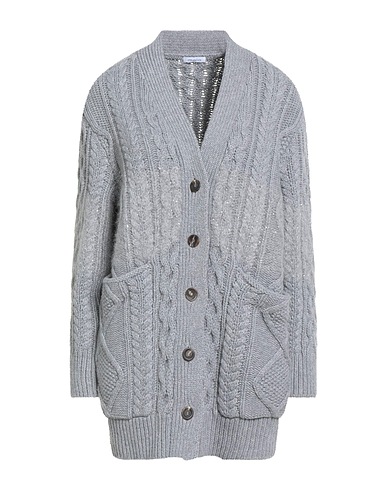 MALO Cardigan Grey 72% Cashmere, 21% Polyamide, 7% Alpaca wool