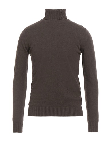 40WEFT Polo neck Dark brown 80% Wool, 20% Nylon