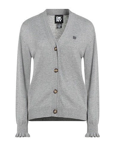 DKNY Cardigan Grey 50% Nylon, 40% Rayon, 5% Wool, 5% Cashmere