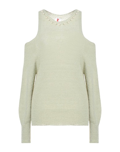 KONTATTO Jumper Light green 50% Alpaca wool, 50% Polyamide