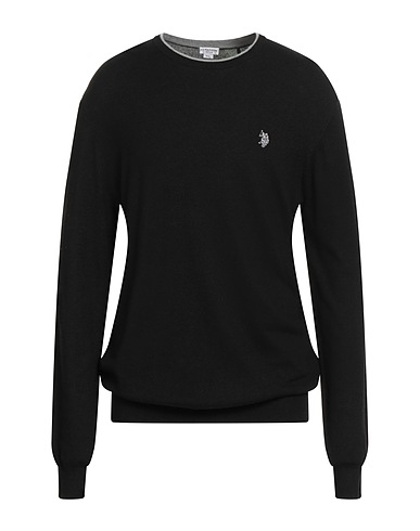 U.S.POLO ASSN. Pullover Nero 59% Viscosa, 21% Poliammide, 20% Lana