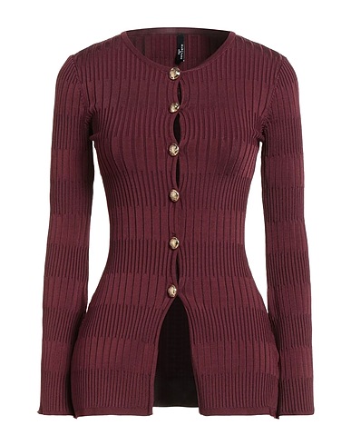 MARCIANO by GUESS Cardigan Burgundy 86% Viscose, 12% Polyamide, 2% Elastane