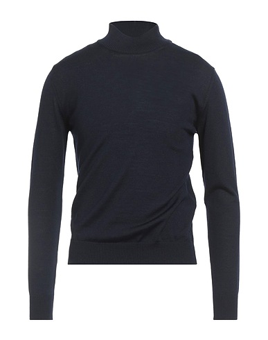 LUIGI BORRELLI NAPOLI Dolcevita Blu navy 100% Lana