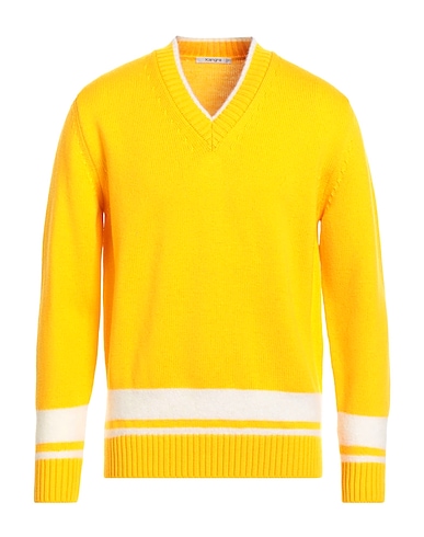 KANGRA Pullover Giallo 97% Lana, 3% Poliammide