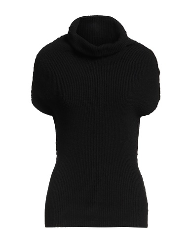 RICK OWENS Polo neck Black 100% Virgin Wool