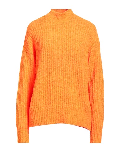 AMERICAN VINTAGE Polo neck Orange 50% Polyacrylic, 31% Polyamide, 12% Wool, 5% Alpaca wool, 2% Elastane