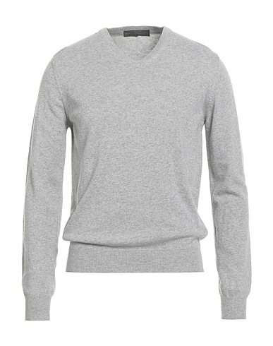 DANIELE ALESSANDRINI Sweater Light grey 60% Merino Wool, 20% Cashmere, 20% Viscose