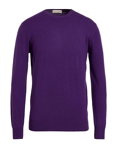 CASHMERE COMPANY Sweater Purple 68% Wool, 30% Cashmere, 2% Elastane