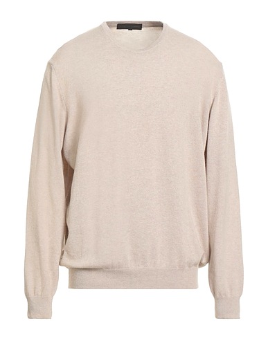 DANIELE ALESSANDRINI Jumper Beige 60% Merino Wool, 20% Cashmere, 20% Viscose