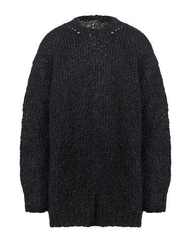 ANN DEMEULEMEESTER Jumper Black 65% Mohair wool, 35% Virgin Wool