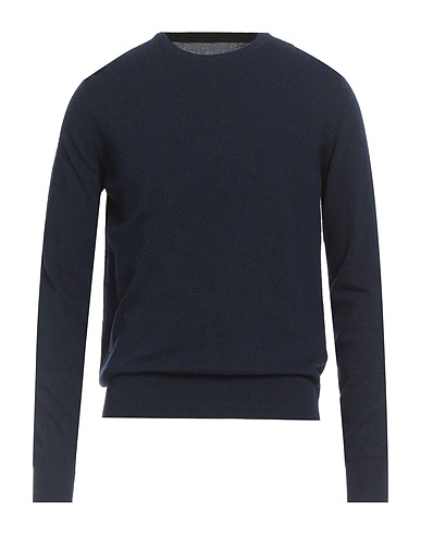 DANIELE ALESSANDRINI Jumper Midnight blue 60% Merino Wool, 20% Cashmere, 20% Viscose