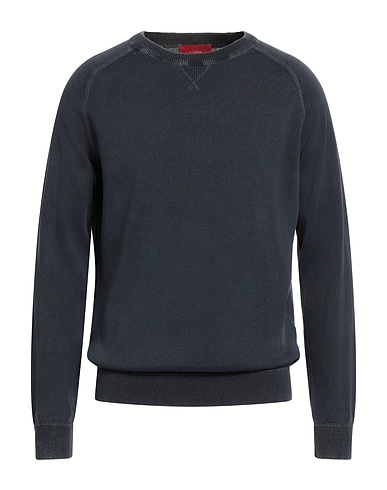 LIU •JO MAN Jumper Slate blue 100% Cotton