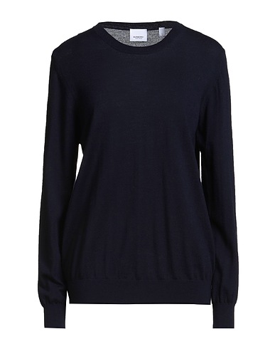 BURBERRY Sweater Navy 100% Wool, Polyamide, Elastane