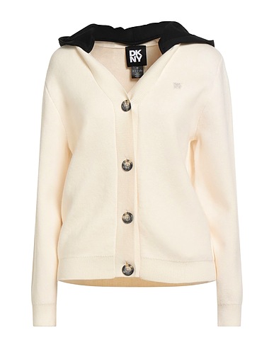 DKNY Cardigan Ivory 52% Wool, 48% Cotton, Nylon