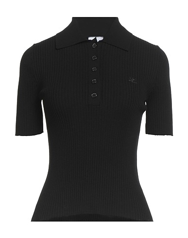 COURRÈGES Jumper Black 70% Viscose, 30% Polyester