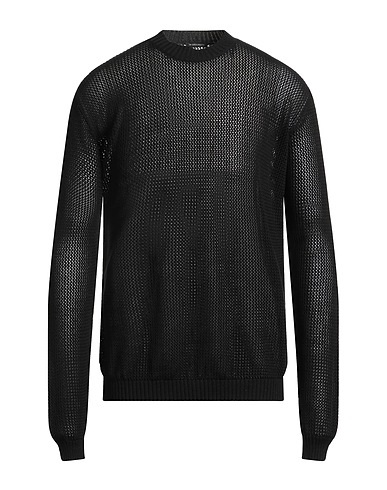 ANN DEMEULEMEESTER Jumper Black 85% Cotton, 15% Cashmere
