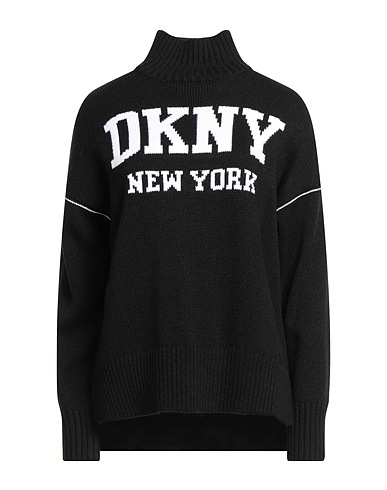 DKNY Μπλούζα ζιβάγκο JEANS Μαύρο 100% Ακρυλικό