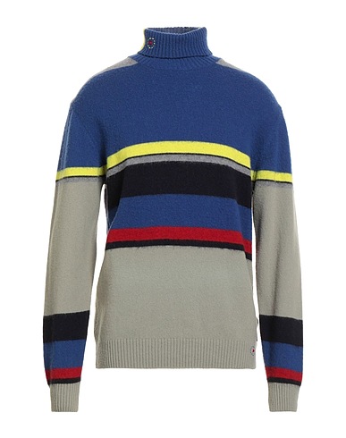 BOB Rollkragenpullover Blau 100% Wolle