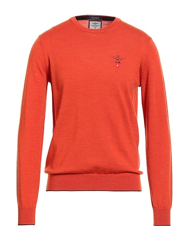 AERONAUTICA MILITARE Pullover Arancione 100% Lana