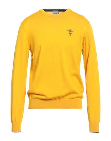 AERONAUTICA MILITARE Sweater Yellow 100% Wool