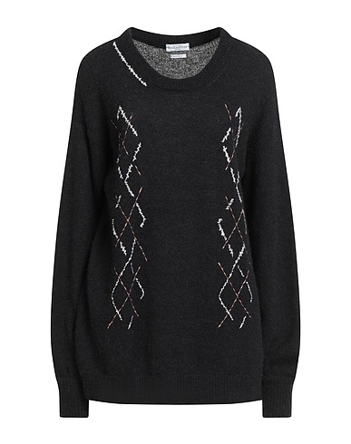 BALLANTYNE Jumper Black 72% Alpaca wool, 28% Silk