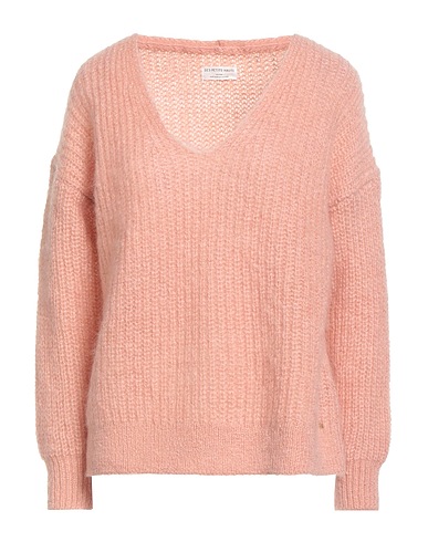 DES PETITS HAUTS Sweater Blush 85% Mohair wool, 9% Polyamide, 6% Wool