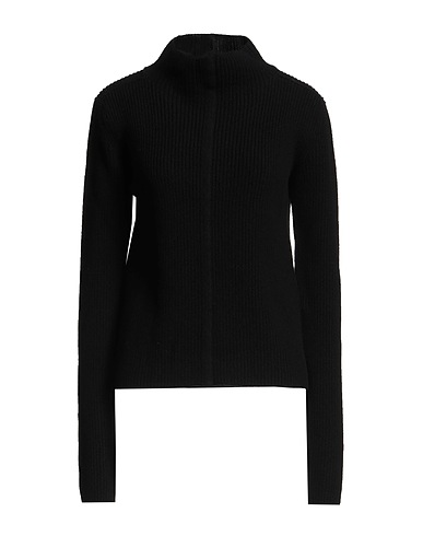 RICK OWENS Polo neck NERO 97% Cashmere, 3% Wool