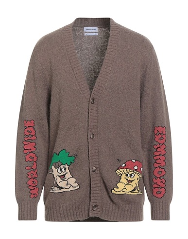EDMMOND STUDIOS Cardigan Khaki 40% Nylon, 30% Alpaca wool, 30% Wool