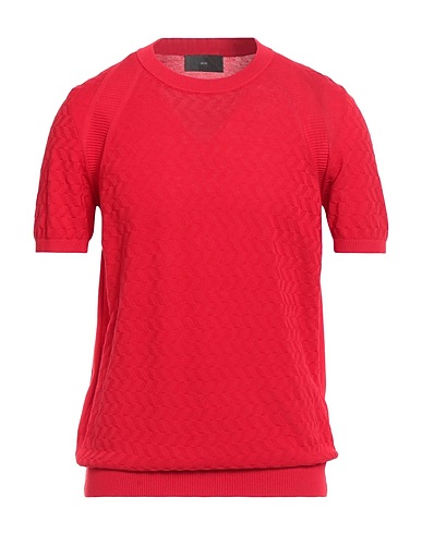 LIU •JO MAN Pullover Rosso 100% Cotone