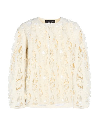 COMME des GARÇONS Jumper HOMME PLUS Off white 100% Wool