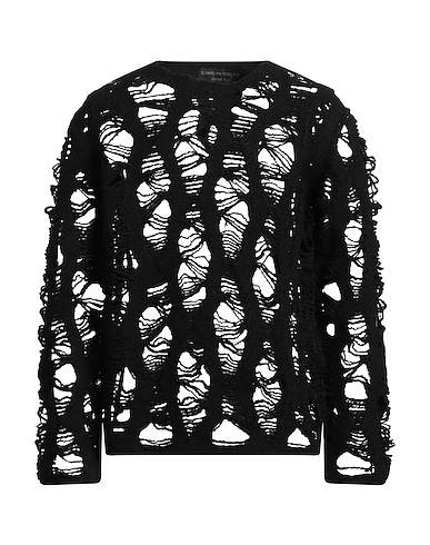 COMME des GARÇONS Jumper HOMME PLUS Black 100% Wool