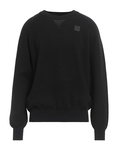 OUTHERE Jumper Black 100% Wool, Polyester