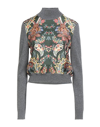 ETRO Turtleneck Military green 45% Wool, 30% Viscose, 25% Cashmere, Silk