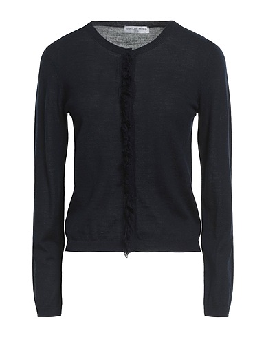 MAÏDA MILA Cardigan Blu notte 100% Lana