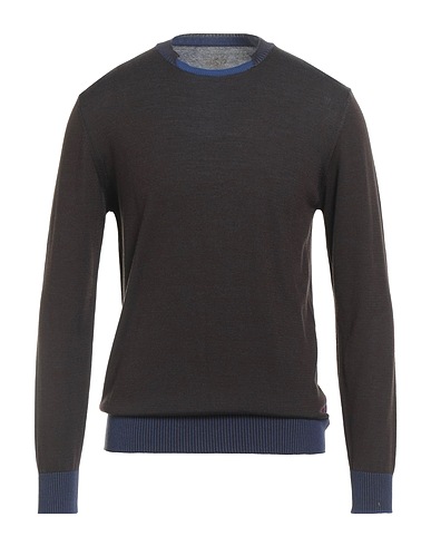 BOB Pullover Dunkelbraun 50% Baumwolle, 25% Wolle, 25% Acryl
