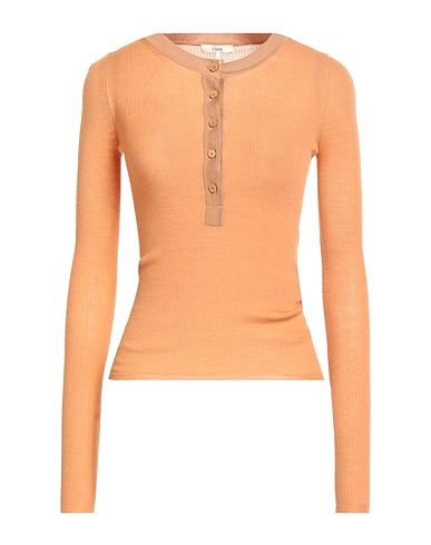 CHLOÉ Jumper Mustard 100% Wool, Silk