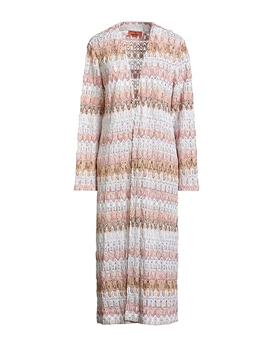 MISSONI Cárdigan Rosa claro 77% Viscosa, 13% Poliéster, 10% Fibra metálica