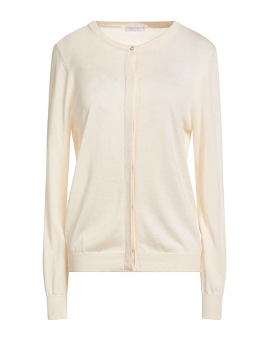 PEOPLE OF SHIBUYA Cardigan Ivory 85% Silk, 15% Cashmere