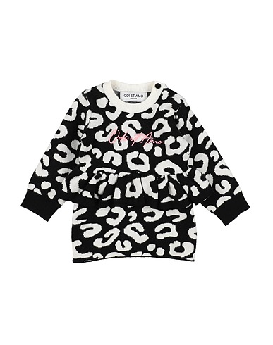 ODI ET AMO Vestido para bebé  JUNIOR Black 50% Viscose, 30% Nylon, 20% Polyester