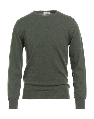 TERRAE CASHMERE Maglia in Cachemire Verde militare 100% Cachemire