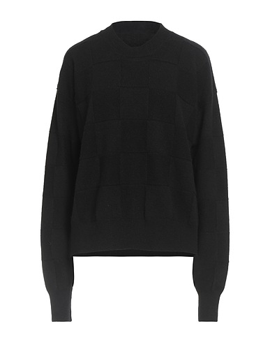 UMA WANG Jumper Black 44% Wool, 34% Polyamide, 19% Cashmere, 3% Elastane