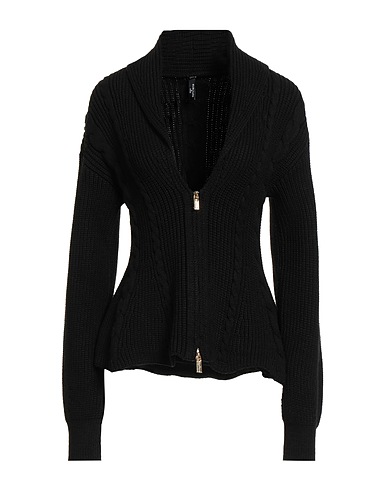 MARCIANO by GUESS カーディガン ブラック レーヨン 51% / ポリエステル 31% / ナイロン 18%