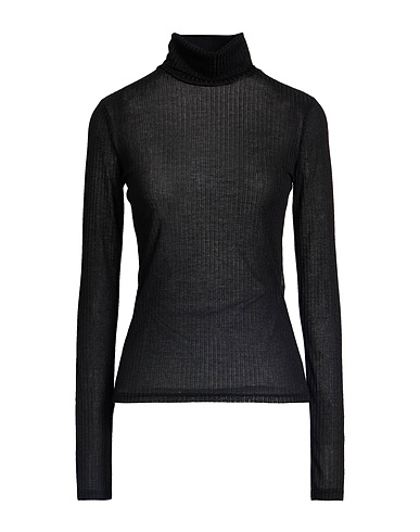 KONTATTO Turtleneck Black 50% Recycled polyester, 26% Viscose, 14% Polyamide, 10% Metallic Polyester