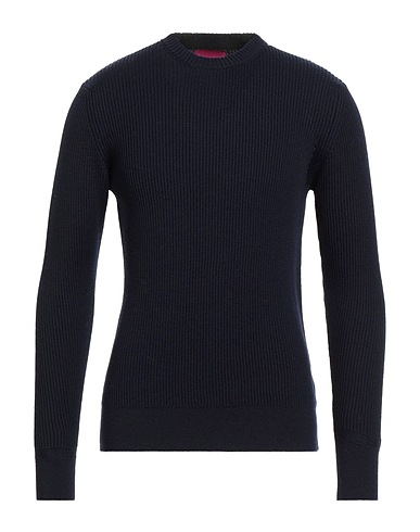 CAPSULE KNIT Pullover Marineblau 100% Wolle