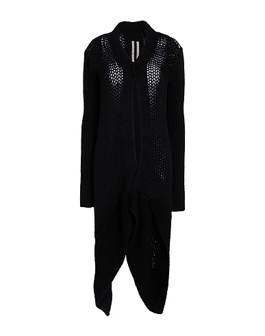 RICK OWENS Cardigan Black 70% Cashmere, 30% Silk