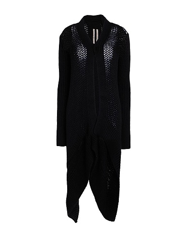 RICK OWENS Cardigan NERO 70% Cashmere, 30% Silk