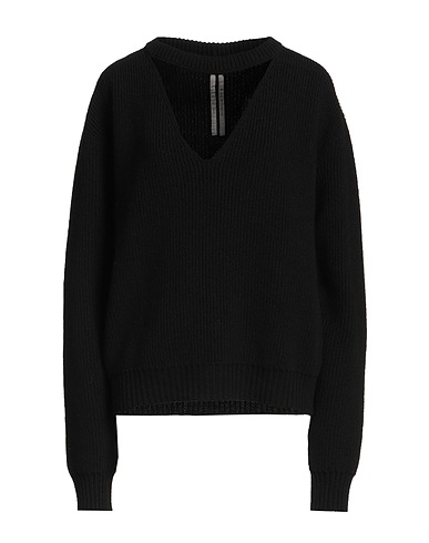 RICK OWENS Jumper Black 100% Virgin Wool